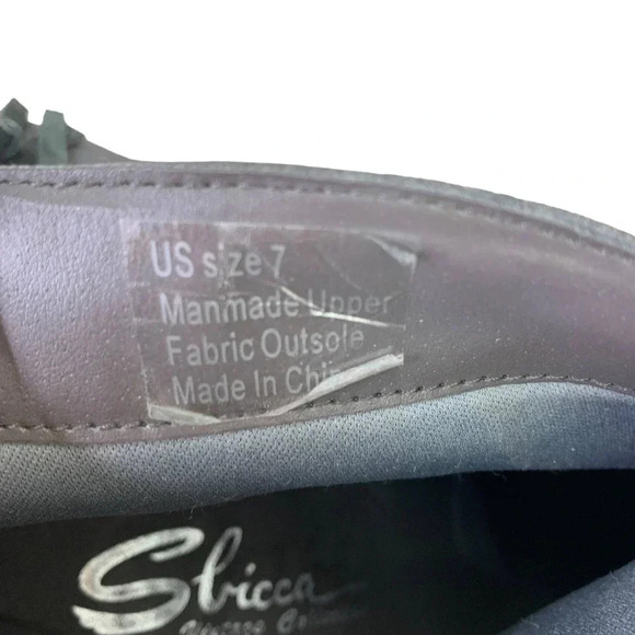 Sbicca Vintage Collection Women's Gray Fringe Ankle Boots Size 7 Faux Leather - Picture 10 of 16